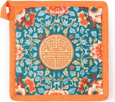 Image de Excelsa Topflappen La Via Della Seta Baumwolle 20x20 cm bunt