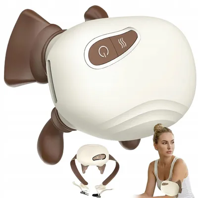 Produktbild von Bionisches Shiatsu Massagegerät mit Wärme - 4D Nacken & Schultermassagegerät - Nackenmassagegerät Elektrisch - Für Nacken, Schultern, Rücken