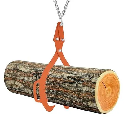 Immagine prodotto di Pinza per tronchi, pinza di sollevamento, pinza per legno, con capacità di sollevamento di 1000 kg (arancione), con apertura regolabile (0-30 pollici), ideale per tronchi, barre e altri materiali