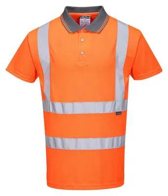 Imagen del producto de Camiseta de trabajo Portwest, manga corta, color naranja, modelo RT22, talla 5XL