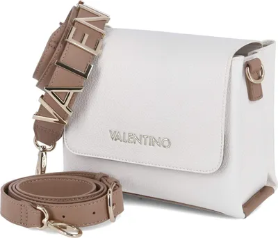 Obrázek produktu pro Valentino Bags Dámská crossbody kabelka/ taška přes rameno/ taška přes rameno ALEXIA White Gold Faux Leather-