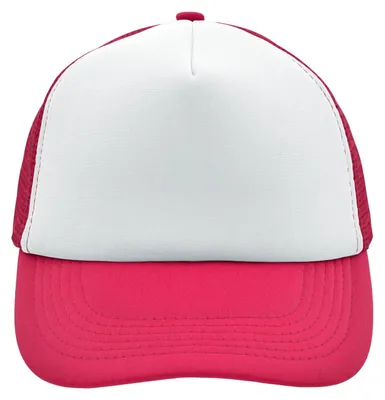 Produktbild von Myrtle Beach - Baseball-Mütze, Netzmaterial, Polyester LT998 (Einheitsgröße) (Weiß/Magenta)