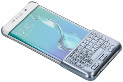 Productafbeelding van Samsung toetsenbord/hoesje voor smartphone - zilver - Stootvast, krasbestendig, schokbestendig