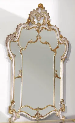 Produktbild von Casa Padrino Luxus Barock Spiegel Weiß / Antik Gold - Prunkvoller Wandspiegel im Barockstil - Barock Wohnzimmer & Hotel Möbel - Luxus Qualität -  Italy