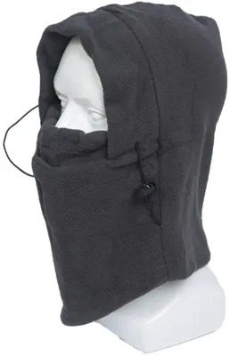 Immagine prodotto di Cappuccio antivento in pile – Cappuccio – Berretto – Cappuccio per il viso – Grigio – Taglia unica – Pile – Modello 3 – Mascherina per il viso – Cappuccio antivento – Universale – Maschera da sci – Maschera da snowboard – CHPN