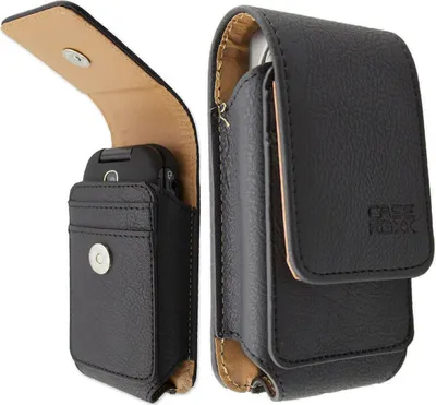 Image de Etui en cuir avec passant pour ceinture Panasonic KX-TU339