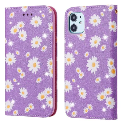 Produktbild von König Design Hülle kompatibel mit Apple iPhone 11 Kunstleder Handyhülle - Handy Case Violett