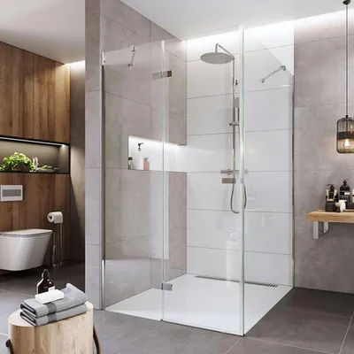 Obrázok produktu pre Mereo Novea - Sprchový kút 900x900 mm, ľavý, chróm/číre sklo CK10215ZL