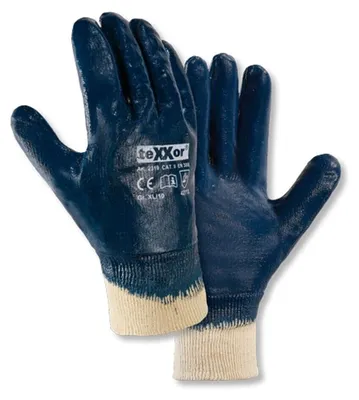 Produktbild von TEXXOR Nitrilhandschuhe 2319 blau  1 Paar
