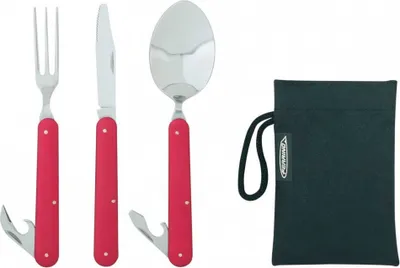 Produktbild von Ferrino Besteckclip Rot  Rot One Size