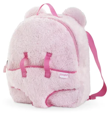 Immagine prodotto di Doll carrier backpack - COROLLE - Pink plush toy for 30cm dolls - Ages 3+