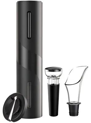 Produktbild von Verk 07104 4-in-1-Weinset, schwarz
