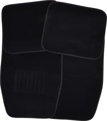 Zdjęcie produktu dla Tekstylne dywaniki samochodowe Premium FRONT + REAR SET antracytowo-czarne 4 szt