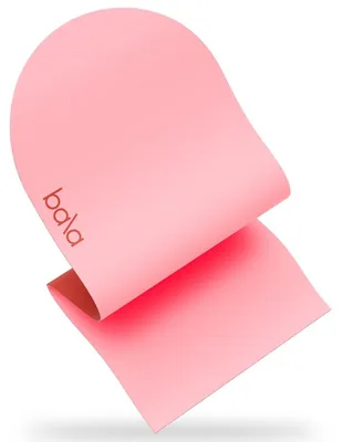 Immagine prodotto di Tappetino yoga antiscivolo - 5 mm - 71 x 26 cm - Rosa - Per yoga, pilates e ginnastica a casa