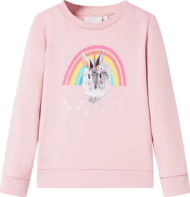 Produktbild von Kinder-Sweatshirt Hellrosa 128