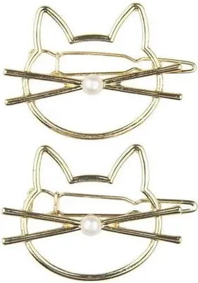 Produktbild von Haarspange Katze - 2teiliges Haarspangenset - Kinderschmuck