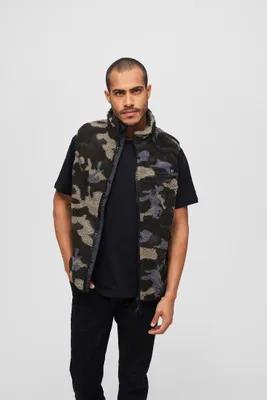 Zdjęcie produktu dla Brandit Teddyfleece Vest Men darkcamo - 3XL