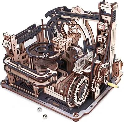Obrázok produktu pre ROBOTIME Marble Spaceport, Guľôčkové dráhy, 14 rok / roky, Drevo, 472 kusov
