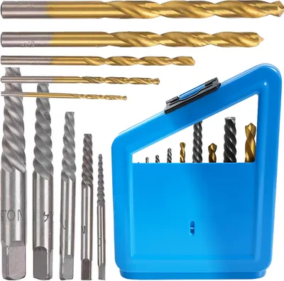 Produktbild von SATRA | Schraubenausdreher Set, 10tlg,  Schrauben Ausdrehwerkzeug, Linksdreher Set, Schraubenentferner, Linksbohrer