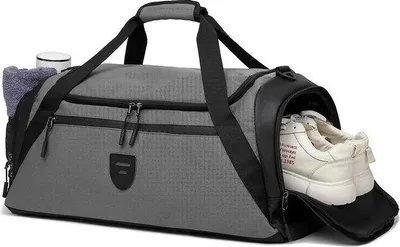 Produktbild von Famanu Sporttasche und Reisetasche für Damen und Herren - Grau