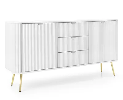 Produktbild von AX LIVING Schubladenschrank Kommode Salvia KS168 168 cm Breite, Weiß