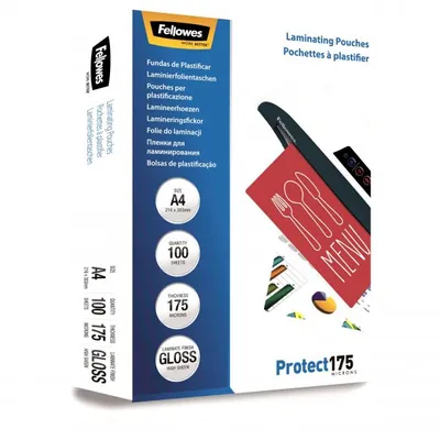 Obrázek produktu pro Fellowes 5308703, Průhledná, Plast, A4, 210 mm, 1 mm, 300 mm