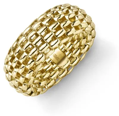 Ring-elastisch-aus-585-Gelbgold-Breite-10mm