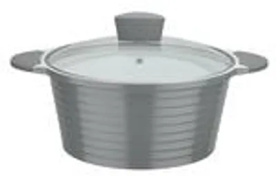 Produktbild von Gsw Bolero Kochtopf inkl. Deckel, Gusseisen/Gussaluminium, 16 cm Durchmesser, Induktionsherd-geeignet, Antihaftbeschichtung