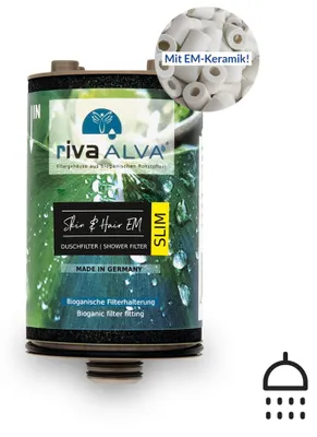 Produktbild von rivaALVA Skin & Hair EM SLIM Duschfilter | Ersatzkartusche