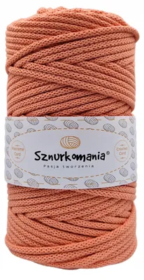 Produktbild von Sznurkomania Baumwollkordel 5mm 100m für Makramee Lachsfarben