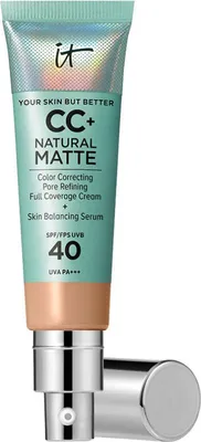 Produktbild von CC+ NATURAL MATTE base de maquillaje en crema SPF40 #Neut medium 32 ml