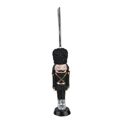 Zdjęcie produktu dla Dekoracyjny wisiorek "Żołnierzyk" Clayre & Eef, 6PR3681, wymiary: 4x3x13 cm, kolor: czarny