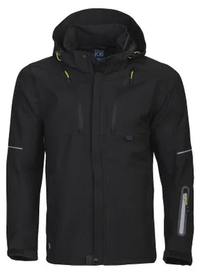 Image de Projob - Veste fonctionnelle "3406" unie pour hommes/femmes, modèle ET968 (Taille S), couleur noire