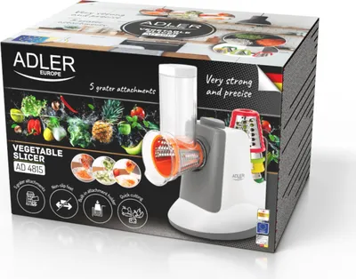 Obrázek produktu pro Adler | Vegetable Slicer | AD 4815 | White/Grey | 150 W