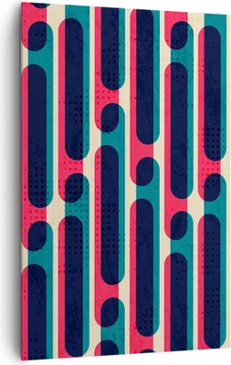 Produktbild von Bild auf Leinwand - Leinwandbild - Einteilig - Abstraktion Muster Modern - 80x120cm - Wand Bild - Wanddeko - Wandbilder - Leinwanddruck - Wanddekoration - Leinwand bilder - Wandbild - PA80x120-4200