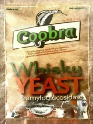 Produktbild von HUGBERT TOP Coobra Whisky Yeast Brennerei-Hefe Whisky Alkohol Gärhefe Hefe, 1 Stück