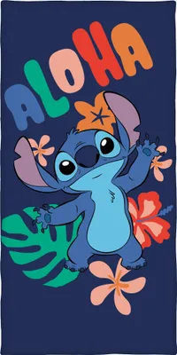 Immagine prodotto di Lilo & Stitch Telo mare Aloha 70x140 cm Telo mare Asciugamano Telo mare