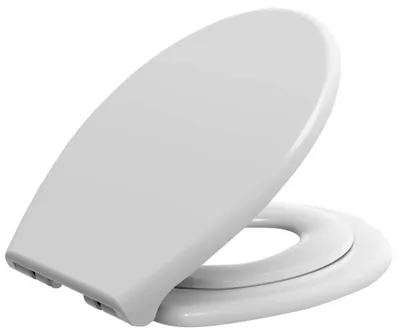 Produktbild von WC-Sitz mit integriertem Kinder-WC-Sitz, Soft Close, Easy Take, Weiß
