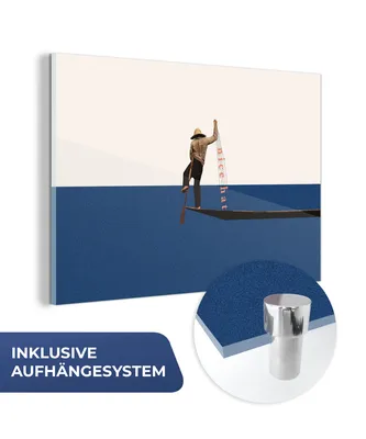 Obrázok produktu pre MuchoWow® Sklenené obrazy - Obrazy na stenu - Foto na skle Žena - komplimenty - abstraktné 60x40cm Nástenná dekorácia zo skla - akrylový sklenený obraz -