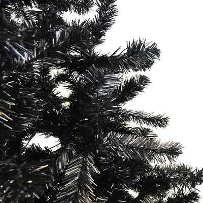 Image de Sapin de Noël 150 cm avec support noir