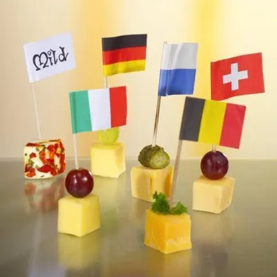 Produktbild von Deko-Picker 8 cm "Bayrisch Blau"