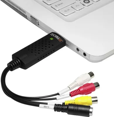 Produktbild von Technaxx USB 2.0 Video Grabber - NTSC,PAL - 25 fps - 30 fps - 720 x 576 Pixel - 720 x 480 Pixel - 44 g