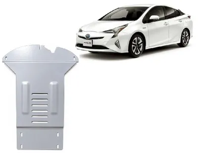 Produktbild von Aluminium-Katalysatorschutz / Kat-Schloss für Toyota Prius - 2019 - 2026