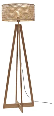 Produktbild von GOOD&MOJO Stehlampe Java 4-Fuß 50x22 Natur Schwarz