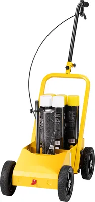 Produktbild von SucceBuy-Linienmarkierungsmaschine, 24 x 13 x 35,4 Zoll, 4 Räder, einstellbare Breite