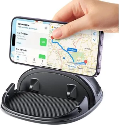 Produktbild von Universelle Autohalterung für Handys – rutschfest – kompatibel mit GPS-Geräten und Smartphones