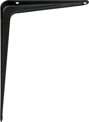 Image de équerre Papillon Amig Noire Support Mural Décoratif En Acier Noir - Amig