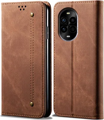 Obrázek produktu pro Pouzdro pro Huawei Nova 13 Pro, Kožené Peněženkové Pouzdro s Magnetickým Uzavíráním a Stojánkem hnědé