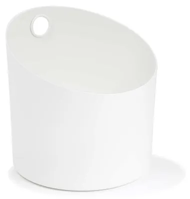 Produktbild von Saunakübel Weiß Serie 4, 20 cm Höhe, 24,5 cm Durchmesser, 5,0 L Volumen