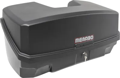 Produktbild von Menabo Nekkar schwarz Transportbox Gepäckbox für Kupplungsträger Heckträger 300 Liter